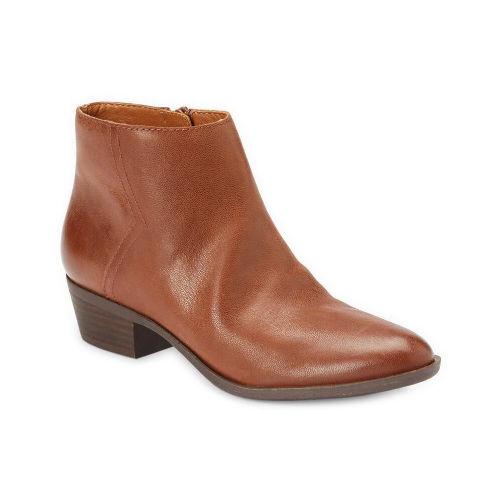Lucky Brand Toffee Bhadie Leather Bootie Women’s Size 7.5 NWT